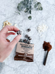 Swedish chocolate protein balls plantbased