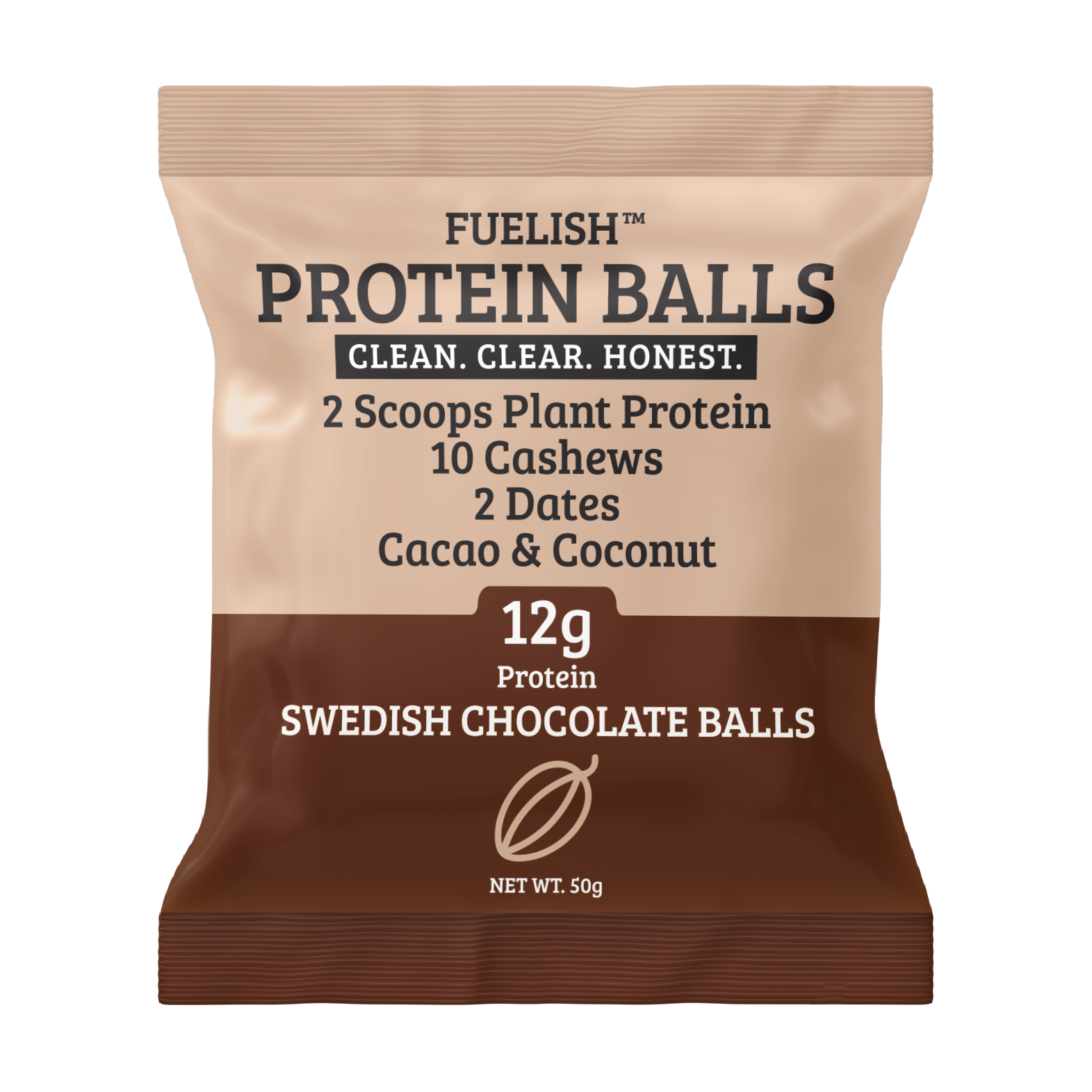 Swedish chocolate protein balls plantbased