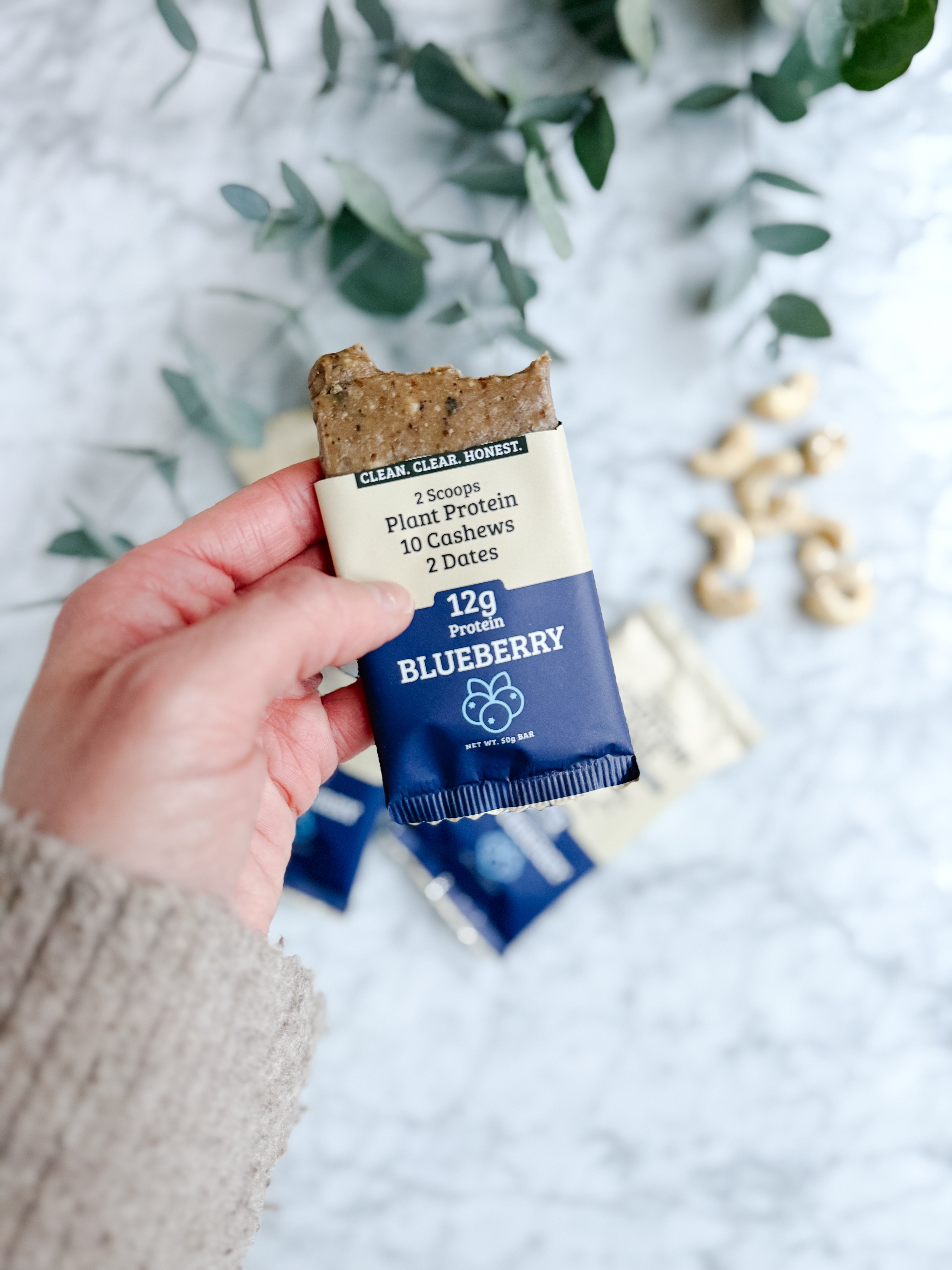Blueberry Plant based bar 50 g