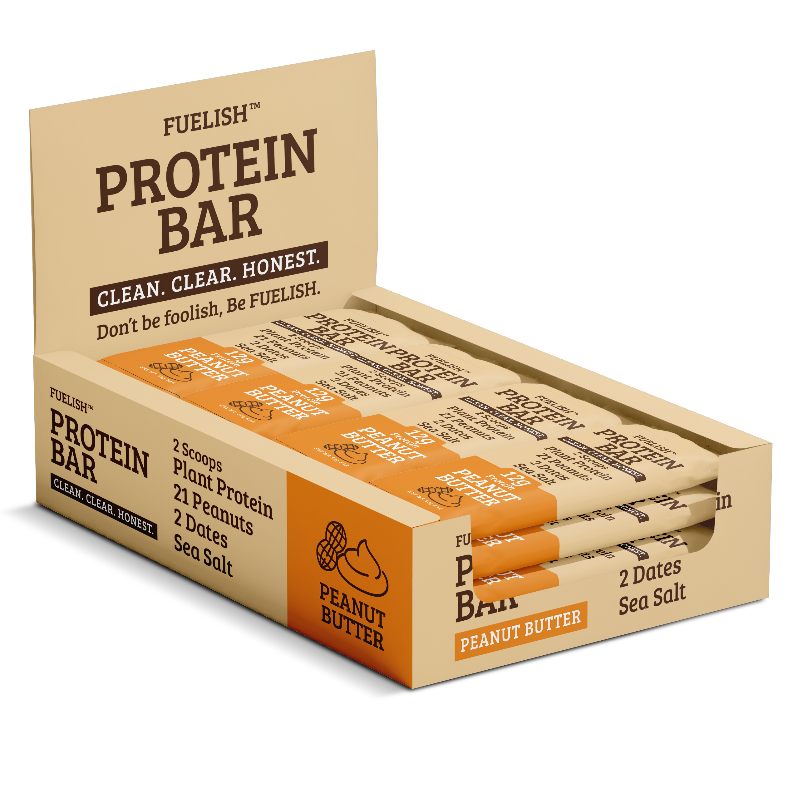Peanutbutter bars 12 pack