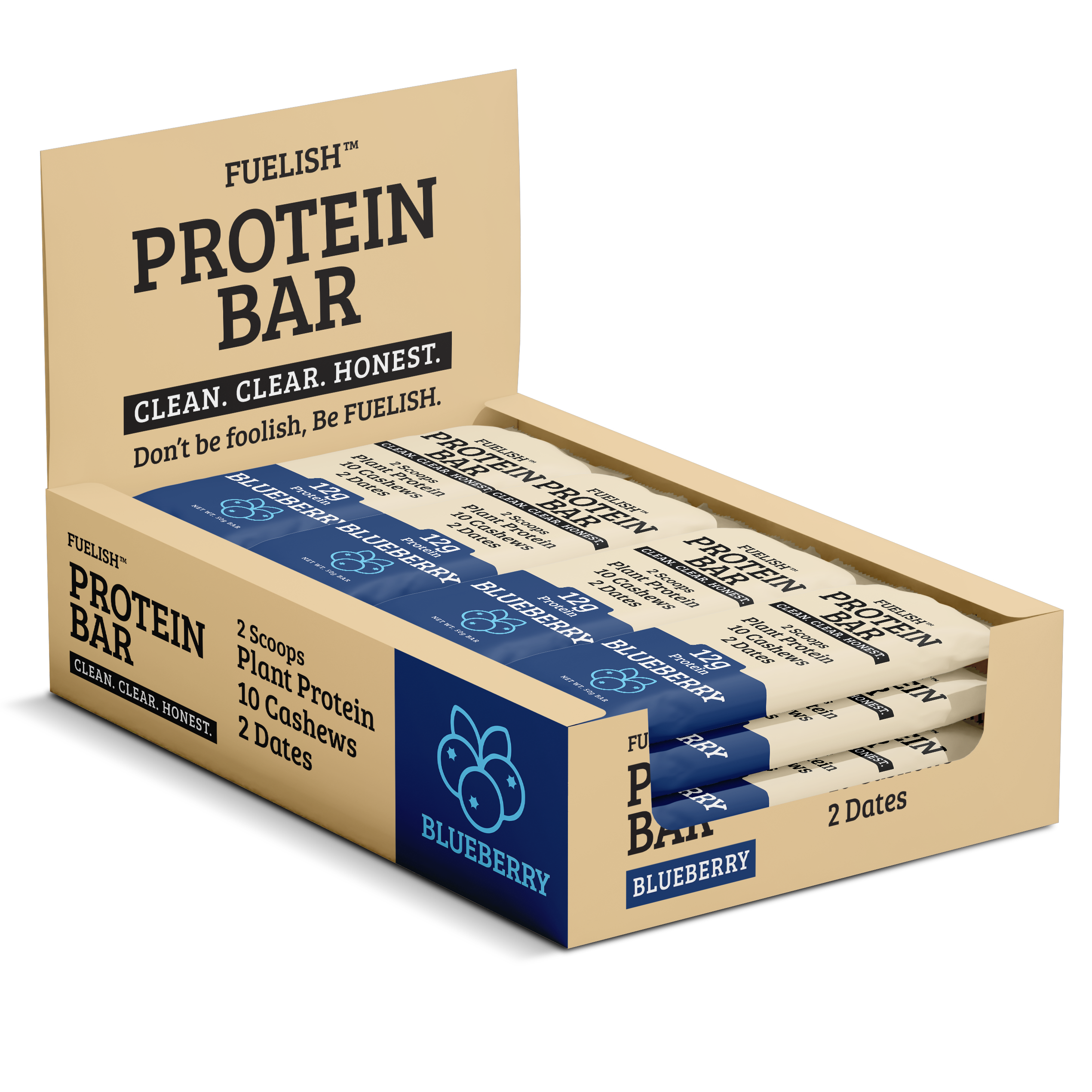 Blueberry Bars 12 pack